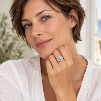 Bague larimar - Fabiola