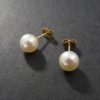 Boucles d'oreilles perles de culture – Image 3