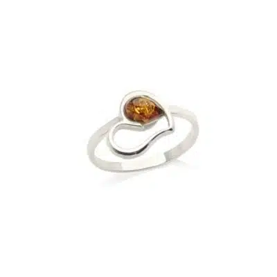 Bague ambre