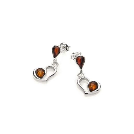 Boucles d'oreilles ambre