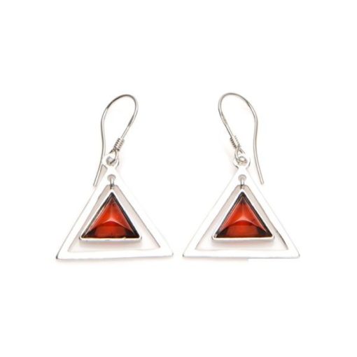 Boucles d'oreilles ambre