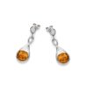 Boucles d'oreilles ambre