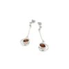 Boucles d'oreilles ambre
