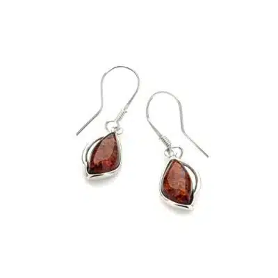 Boucles d'oreilles ambre