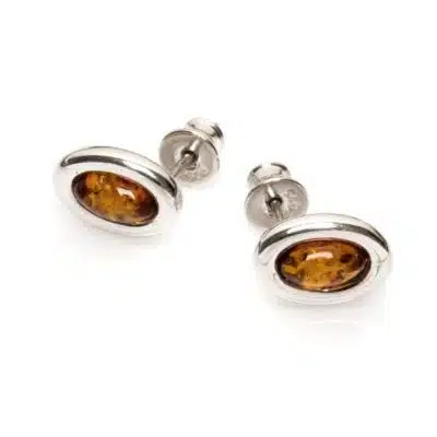 Boucles d'oreilles ambre