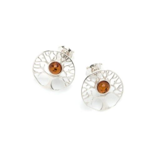 Boucles d'oreilles ambre