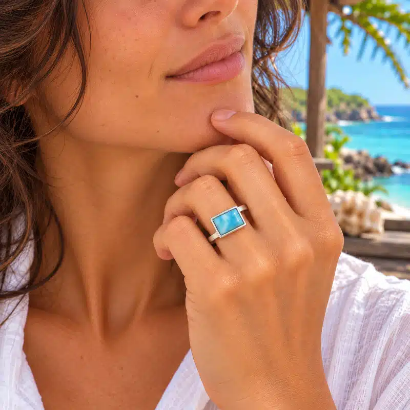 Bague larimar - Ivelisse – Image 2