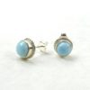 Boucles d'oreilles larimar