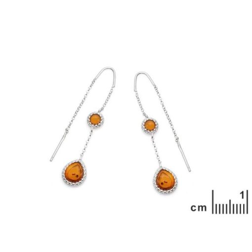 Boucles d'oreilles ambre – Image 2