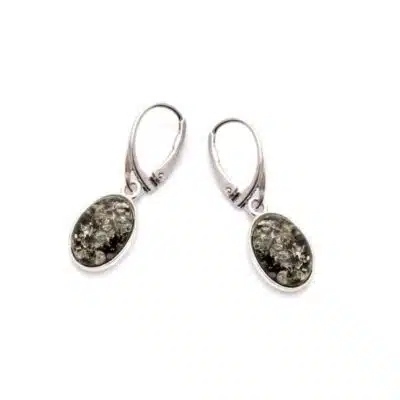 Boucles d’oreilles ambre