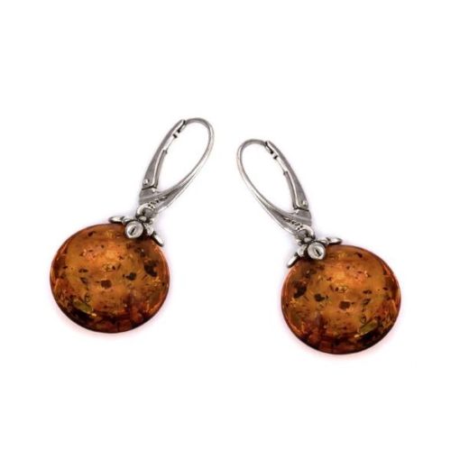Boucles d’oreilles ambre