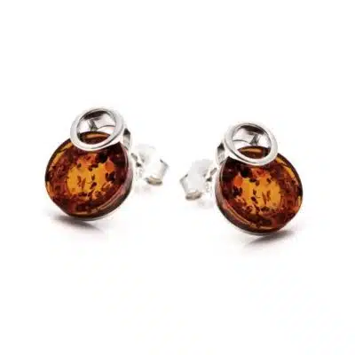 Boucles d’oreilles ambre