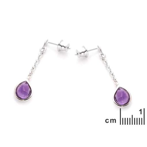 Boucles d'oreilles améthyste – Image 2