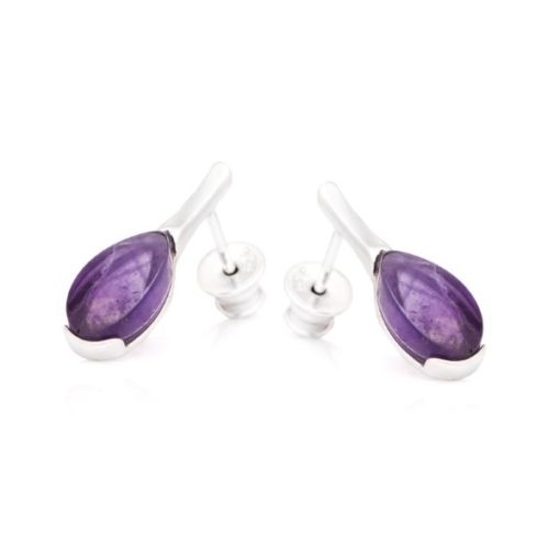 Boucles d’oreilles améthyste