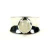 Bague labradorite blanche