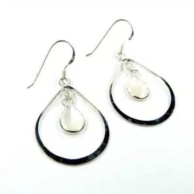 Boucles d’oreilles nacre