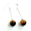 Boucles d'oreilles œil de tigre