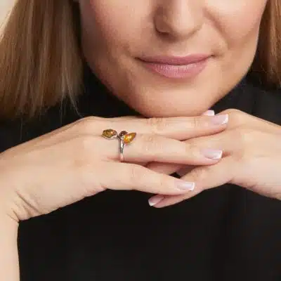 Bague ambre