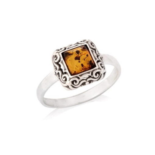 Bague ambre