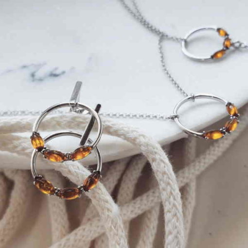 Boucles d’oreilles ambre – Image 2