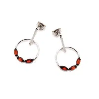 Boucles d’oreilles ambre