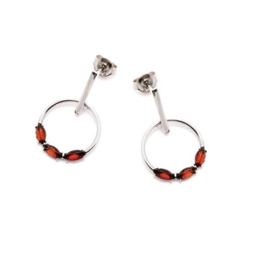 Boucles d’oreilles ambre