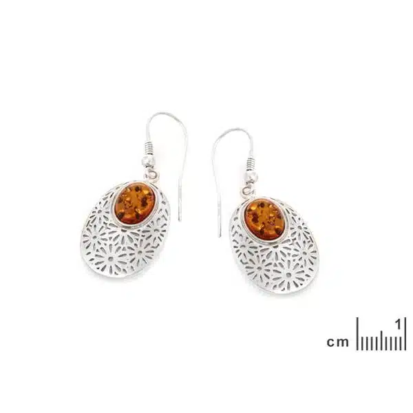 Boucles d’oreilles ambre – Image 2