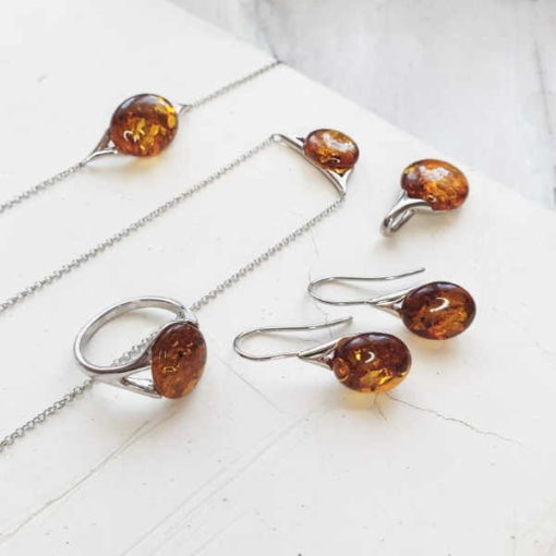 Boucles d’oreilles ambre – Image 2