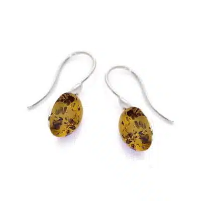 Boucles d’oreilles ambre