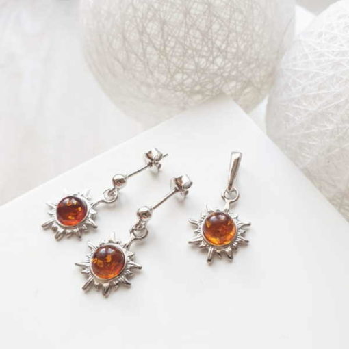 Boucles d’oreilles ambre – Image 2