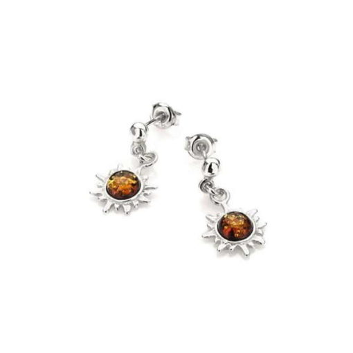 Boucles d’oreilles ambre