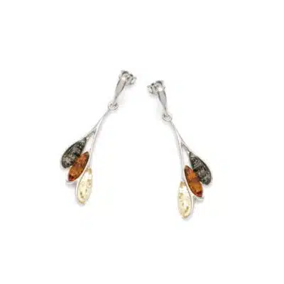 Boucles d’oreilles ambre