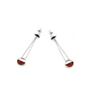 Boucles d’oreilles ambre