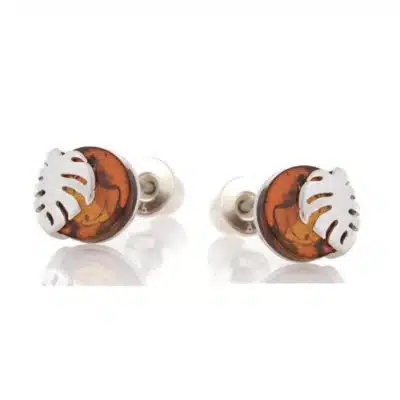 Boucles d’oreilles ambre