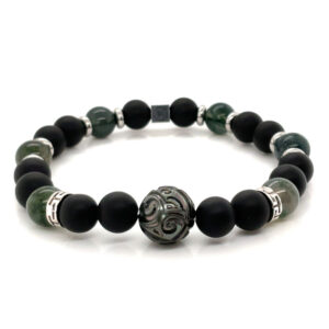 Bijouterie-Azurite-Bergerac-Bracelet-homme-agate-mousse-perle-de-tahiti-M