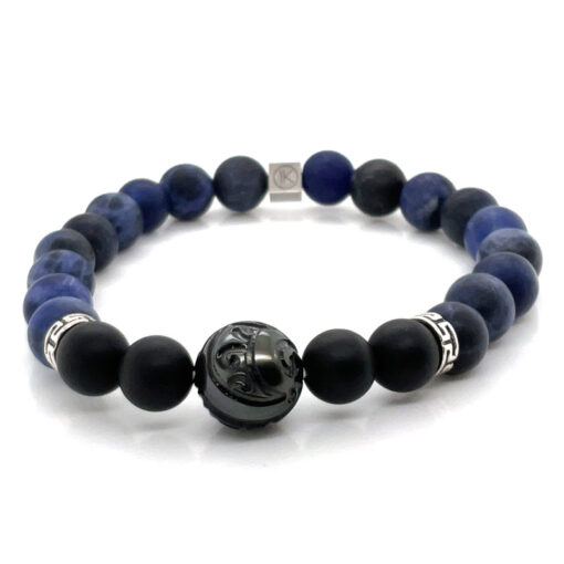 Bijouterie-Azurite-Bergerac-Bracelet-homme-sodalite-perle-de-tahiti-M