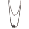 Collier homme perle de Tahiti gravée