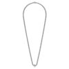 Collier homme chaîne acier motif argent – Image 3