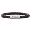 Bracelet homme cuir tressé - M