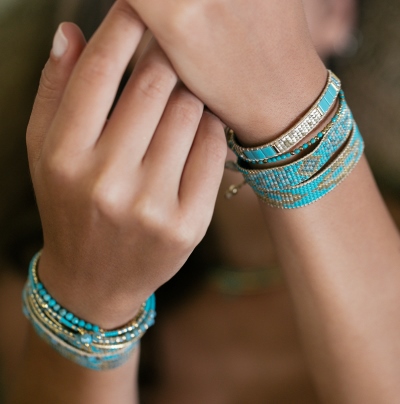 Bijouterie Azurite Bergerac - Bracelets turquoise perles de miyuki