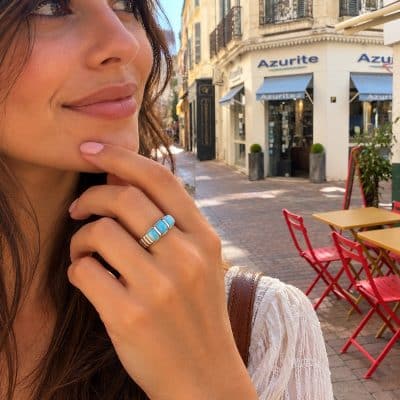 Bague larimar - Lucia - 55