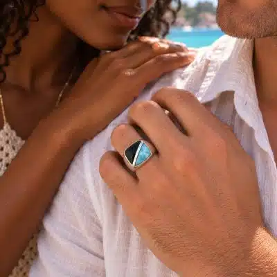 Bague larimar - Santiago