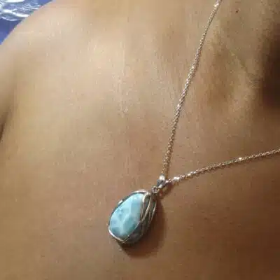 Pendentif larimar