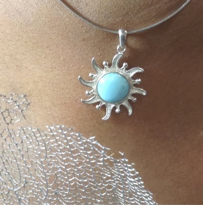Pendentif larimar
