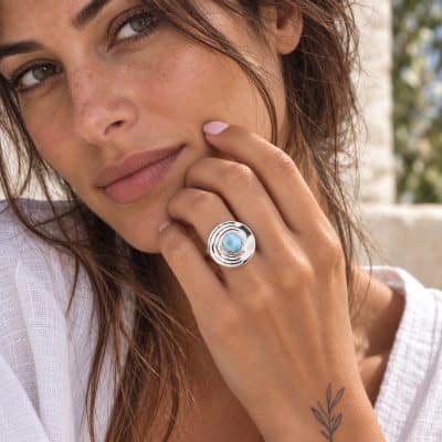 Bague larimar - Aracelis