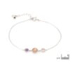 Bracelet iolite pierre de lune amethyste quartz rose - Bijouterie Azurite Bergerac - CJF-BR012-2