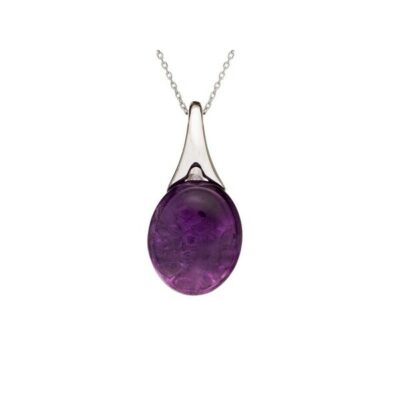 Pendentif amethyste - Bijouterie Azurite Bergerac - CKL-PE002