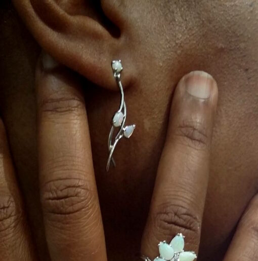 Boucles d'oreilles opale – Image 2
