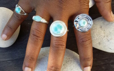 Bague en larimar et argent, un très bon choix