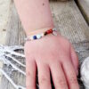 Bracelet larimar et pierres fines – Image 2